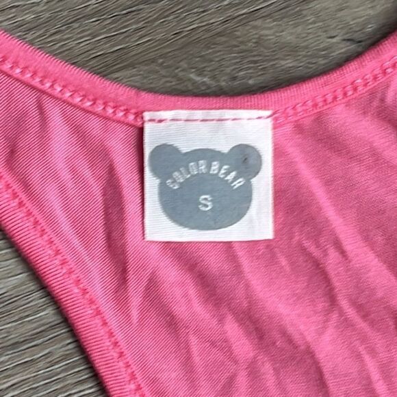 NWOT COLOR BEAR Racer Back Tank Top Various Sizes S-L - Picture 4 of 5